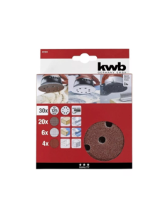 Set De 30 Lijas 125mm Kwb 2