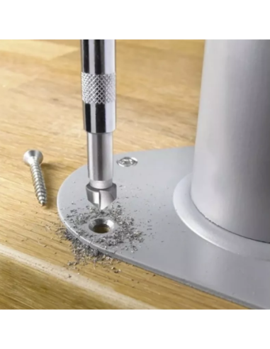 Avellanador Hss 3 Filos 1/4 Hexagonal 12mm 49704740 Kwb