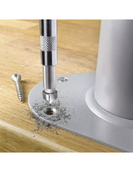 Avellanador Hss 3 Filos 1/4 Hexagonal 12mm 49704740 Kwb