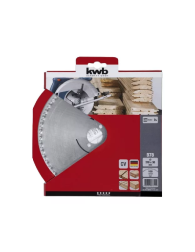 Disco Para Ingletadora Diametro 210x30x1.4 100 Dientes Para Tc- Ms 216 Kwb