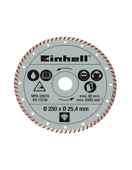 Disco De Corte Diamantado Para Te-tc 620 U 200mm X 25 4 4301175 Einhell