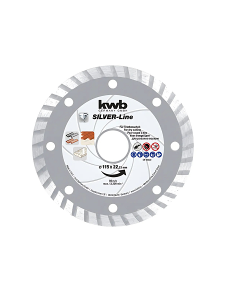 Disco Diamantado Turbo 115mm 49797170 Kwb Disco Diamantado Turbo 115mm 49797170 Kwb