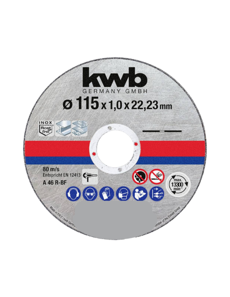 Disco Corte Acero 115 X 1.0 Mm 49711811 Kwb