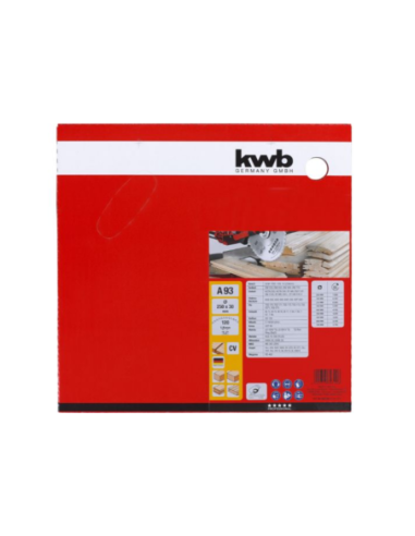 Disco Para Ingletadora 250x30x1.6 120 Dientes 49589300 Kwb