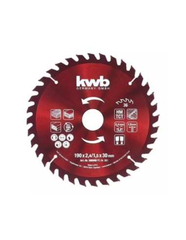 Discos Para Sierra Circular X 3 U 190 49586999 Kwb
