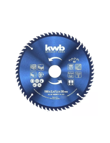 Discos Para Sierra Circular X 3 U 190 49586999 Kwb
