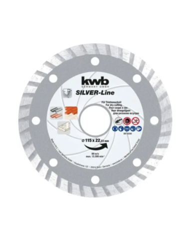 Set De 3 Discos De Corte 115mm Kwb