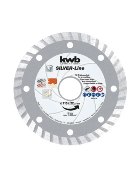 Set De 3 Discos De Corte 115mm Kwb Set De 3 Discos De Corte 115mm Kwb