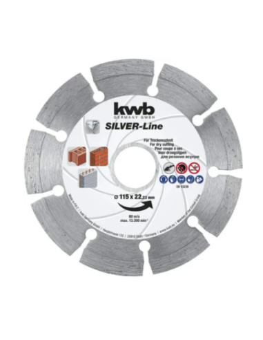 Set De 3 Discos De Corte 115mm Kwb
