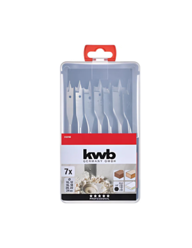 Set 7 Mechas Pala Para Madera Kwb 49512250 Kwb