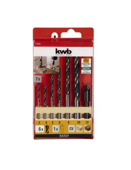Set 7 Mechas Para Madera Kwb49514200 Kwb