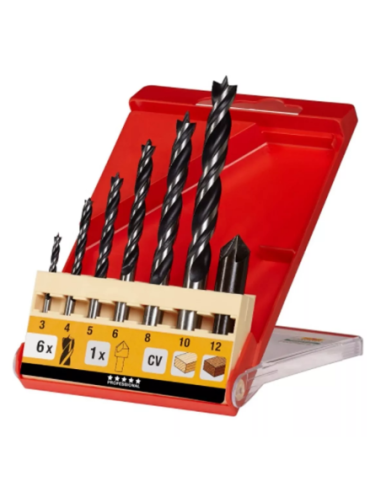 Set 7 Mechas Para Madera Kwb49514200 Kwb
