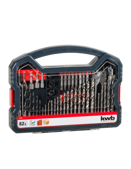 Set 62 Mechas Y Puntas Con Maletin Pwrbox 49109106 Kwb