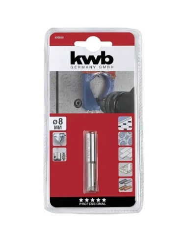Corona Diamantada 8mm Kwb 49499808 Kwb
