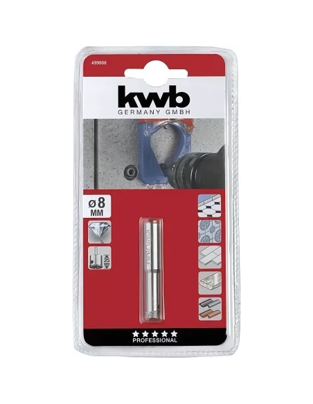 Corona Diamantada 8mm Kwb 49499808 Kwb