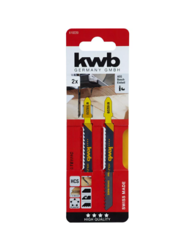 Hoja De Sierra Caladora Corte Medio X 2 U 49610220 Kwb