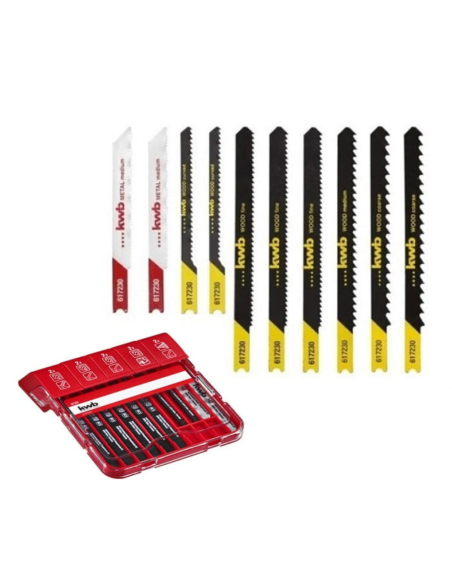 Juego 10 Hojas De Sierra Caladora Universal 49617230 Kwb Juego 10 Hojas De Sierra Caladora Universal 49617230 Kwb