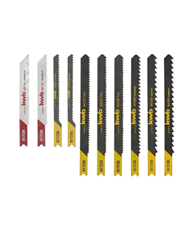 Juego 10 Hojas De Sierra Caladora Universal 49617230 Kwb