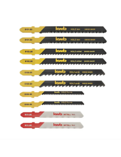 Juego 10 Hojas De Sierra Caladora Hcs 1 Leva 49617220 Kwb