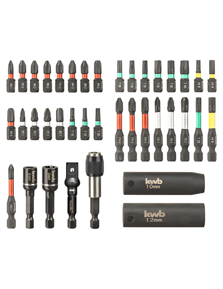 Set De Puntas De Impacto 39 Piezas 49109010 Kwb Set De Puntas De Impacto 39 Piezas 49109010 Kwb