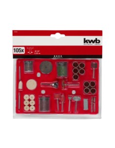 Kit Accesesorios Mini Torno De 3mm 106 Piezas 49510900 Kwb 2