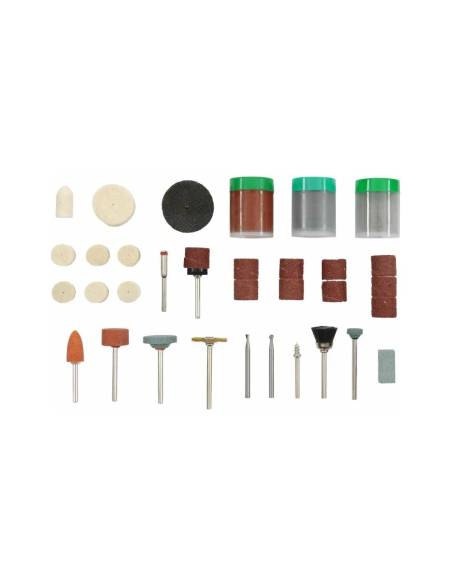 Kit Accesesorios Mini Torno De 3mm 106 Piezas 49510900 Kwb