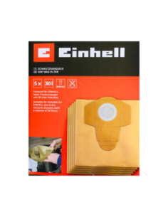 Bolsa De Papel Para Aspiradora Te-vc 2230 30l X 5 U 2351170 Einhell 2