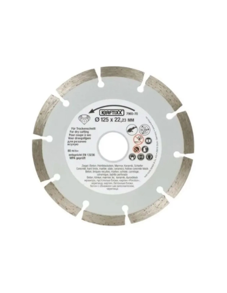 Disco De Corte Diamantado Borde Segmentado 125mm 49796570 Kwb Disco De Corte Diamantado Borde Segmentado 125mm 49796570 Kwb