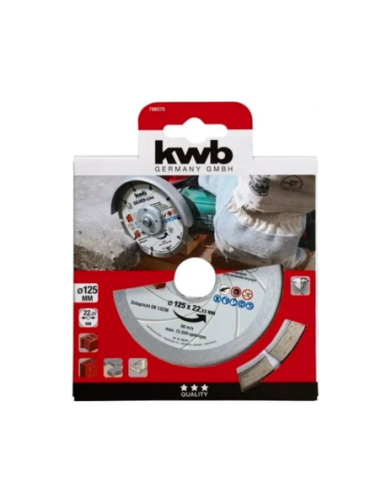 Disco De Corte Diamantado Borde Segmentado 125mm 49796570 Kwb
