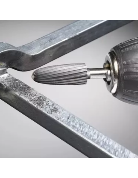 Fresa Para Metal Rotativa Conica 12 X 31mm Hss 49700340 Kwb