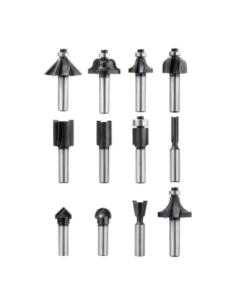 Kit Accesorios Para Router 12 Piezas Vastago 8mm 49757290 Kwb 2