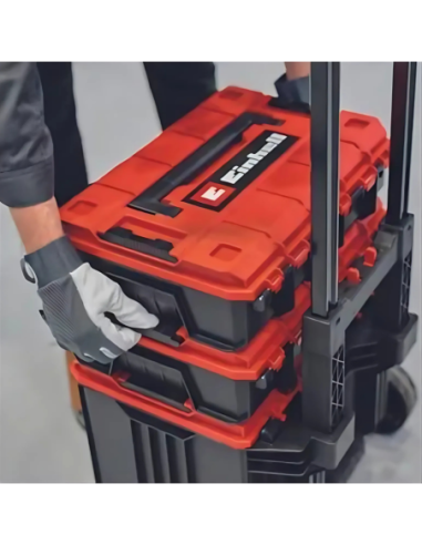 Carro De Transporte Para Herramientas E-case L Con Ruedas 415mm X 273mm X 320mm 4540014 Einhell