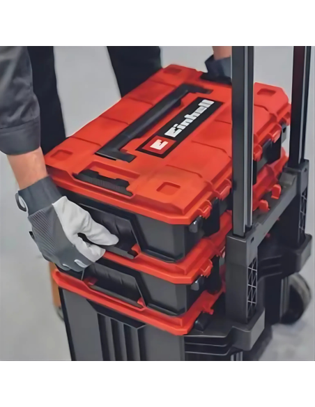 Carro De Transporte Para Herramientas E-case L Con Ruedas 415mm X 273mm X 320mm 4540014 Einhell