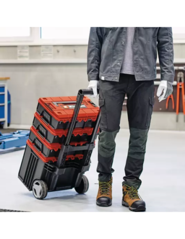 Carro De Transporte Para Herramientas E-case L Con Ruedas 415mm X 273mm X 320mm 4540014 Einhell