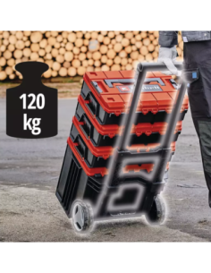 Carro De Transporte Apilable Para Herramientas E-case Tower 4540015 Einhell 2