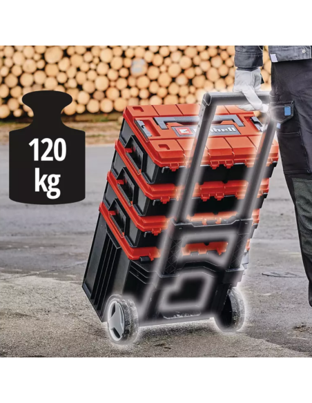 Carro De Transporte Apilable Para Herramientas E-case Tower 4540015 Einhell Carro De Transporte Apilable Para Herramientas E-case Tower 4540015 Einhell