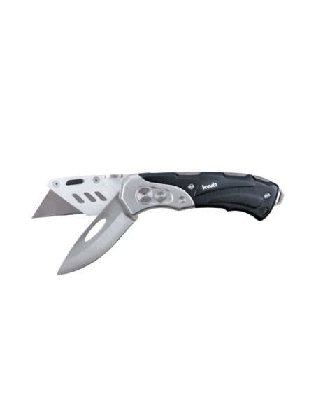 Navaja Y Trincheta Profesional 2 En 1 Plegable 49016921 Kwb