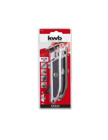 Trincheta De Seguridad Con Cuchilla Trapezoidal Y Corta Cordones 49013310 Kwb
