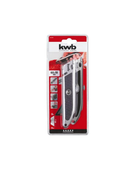 Trincheta De Seguridad Con Cuchilla Trapezoidal Y Corta Cordones 49013310 Kwb Trincheta De Seguridad Con Cuchilla Trapezoidal Y Corta Cordones 49013310 Kwb