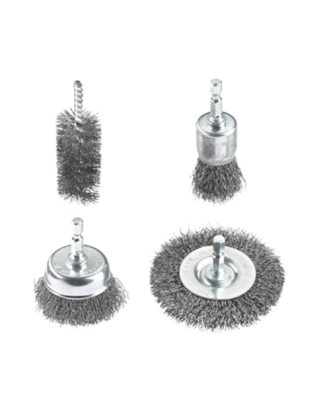 Set De Cepillos Universales Para Taladro 4 Piezas 49597530 Kwb Set De Cepillos Universales Para Taladro 4 Piezas 49597530 Kwb