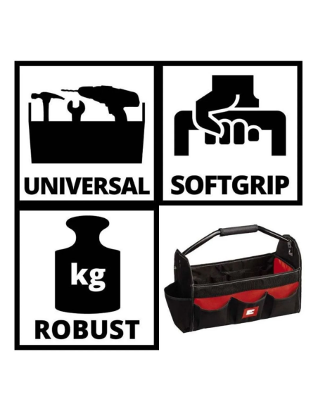 Bolso Porta Herramientas Reforzado 45/22 4530037 Einhell Bolso Porta Herramientas Reforzado 45/22 4530037 Einhell