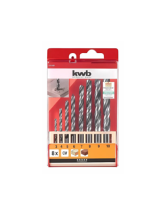 Set 8 Mechas Para Madera 3 A 10mm 49514100 Kwb