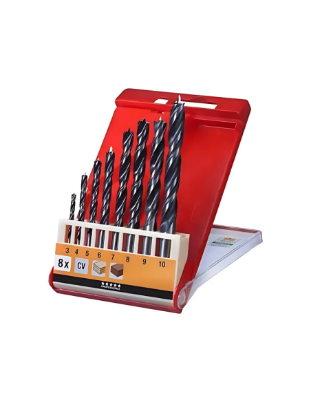 Set 8 Mechas Para Madera 3 A 10mm 49514100 Kwb