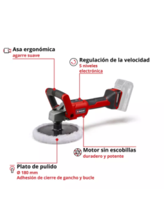Pulidora Inalambrica Ce-cp 18/180 Li Solo 2093320 Einhell 2