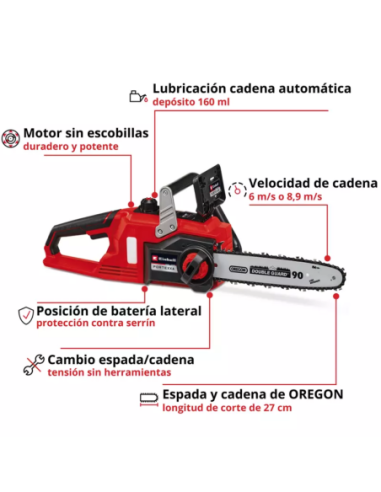 Motosierra Inalambrica Fortexxa 18/30 4600010 Einhell