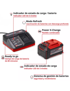 Cargador Y Bateria 5 2 Ah Starter Kit 5.2 Ah 4512114 Einhell 2