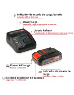 Cargador Y Bateria 2 5 Ah Starter Kit 2.5 Ah 4512097 Einhell 2