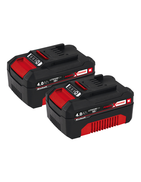 Pack De 2 Baterias Power X-change 4 Ah Twin Pack 2 X 4 0 Ah 4511489 Einhell Pack De 2 Baterias Power X-change 4 Ah Twin Pack 2 X 4 0 Ah 4511489 Einhell
