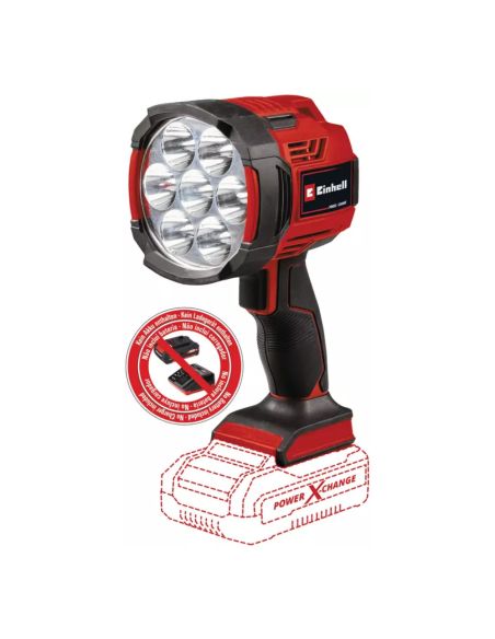 Lampara Inalambrica Te-cl 18/2500 Li Solo 4514145 Einhell Lampara Inalambrica Te-cl 18/2500 Li Solo 4514145 Einhell