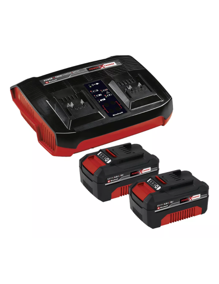 Cargador Doble 2 X 4 Ah 2x 4 0ah & Twincharger Kit 4512112 Einhell Cargador Doble 2 X 4 Ah 2x 4 0ah & Twincharger Kit 4512112 Einhell